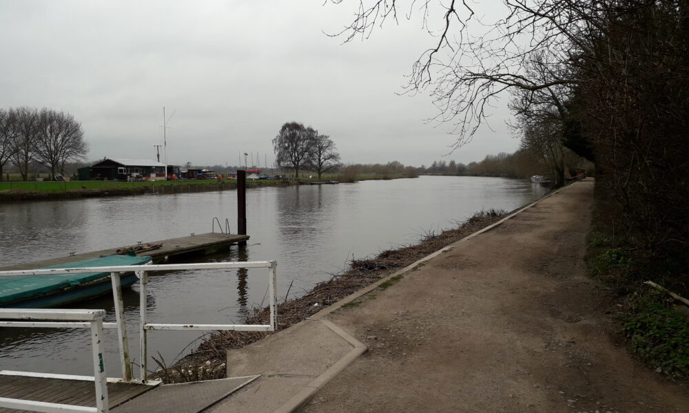 View along Trent towards Sawley