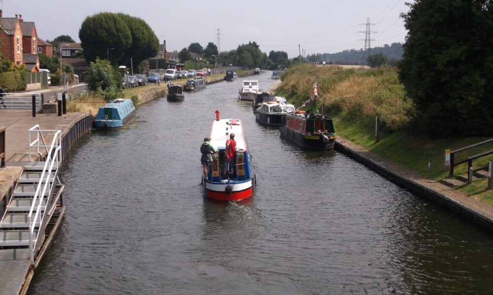 Canal boat at Beeston