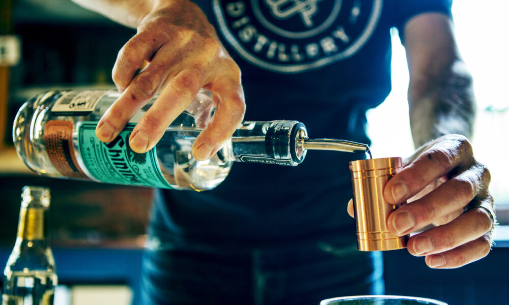 Pouring Gin